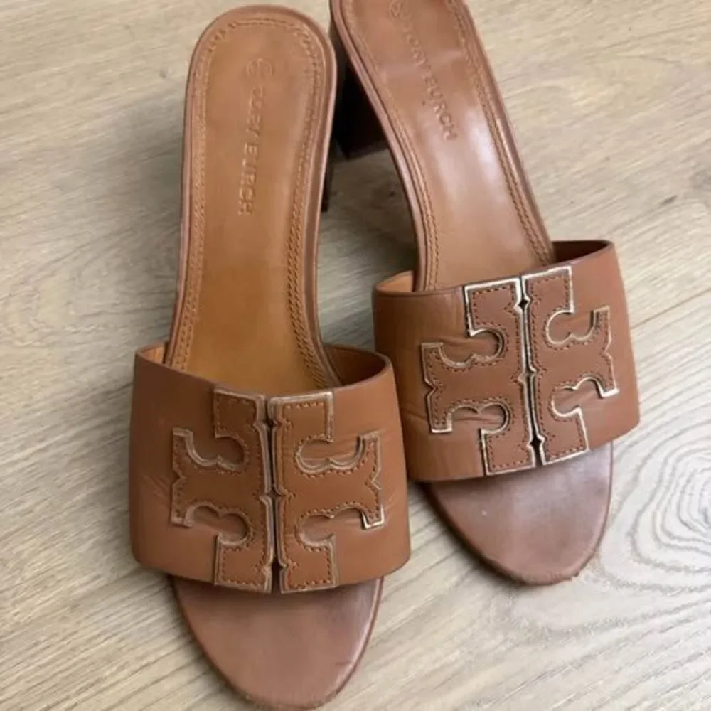 Tory Burch Ines Block Heel Slide Sandals